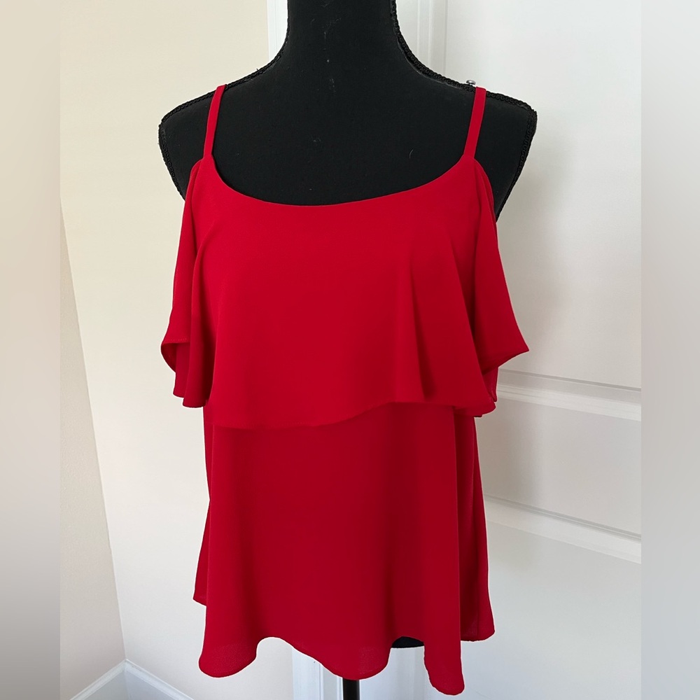 Bobeau Ruffle Top